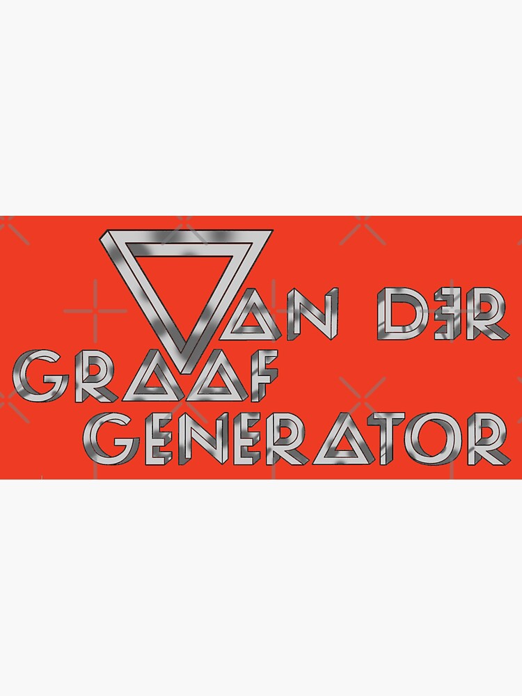 "Van Der Graaf Generator Band Logo" Sticker for Sale by CitiesonWalls