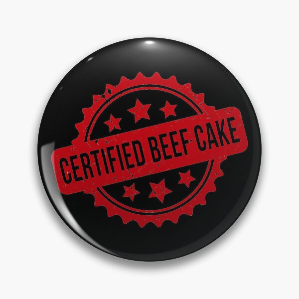 Item preview, Certified Beef Cake Rubber Stamp Seal Design designed and sold by WalterBenson.