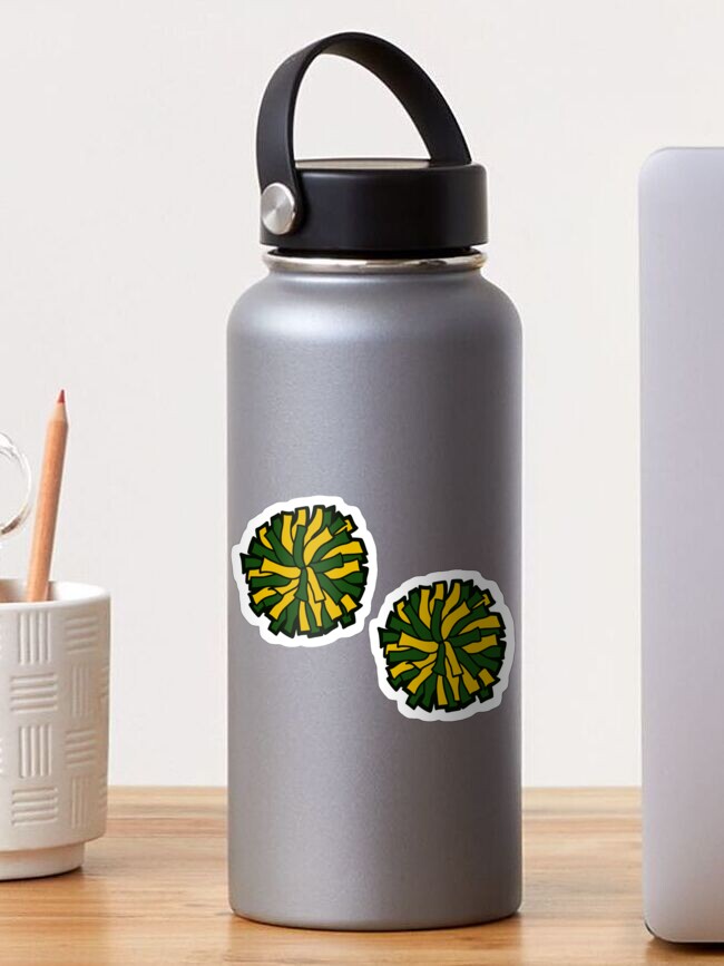 Pom Pom (Green & Gold) | Sticker