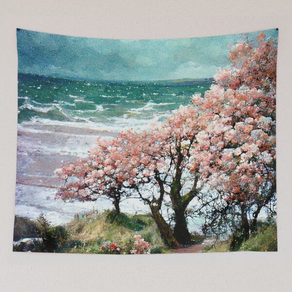 Item preview, Blooming Tree On An Irish Beach designed and sold by 2Piglets.