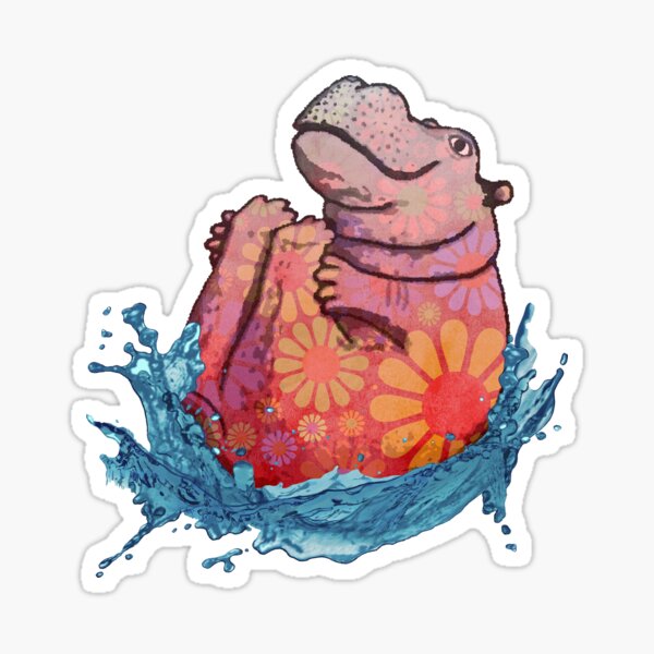 Item preview, Hippo Splash designed and sold by Hippopottermiss.