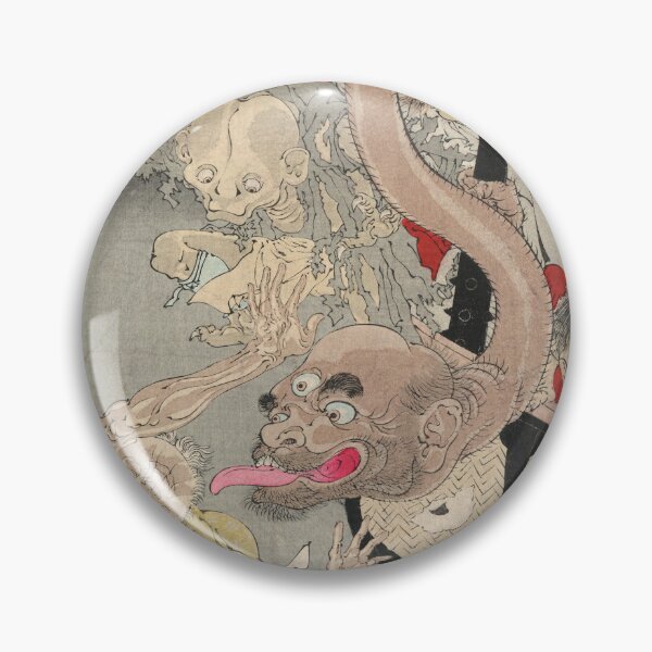 Item preview, Vintage Japanese Demons Ukiyo-e Print designed and sold by Vintage Wall Art.