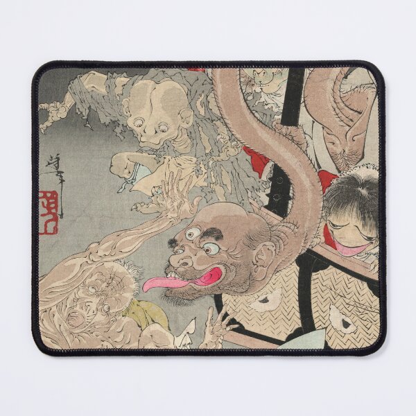 Item preview, Vintage Japanese Demons Ukiyo-e Print designed and sold by Vintage Wall Art.
