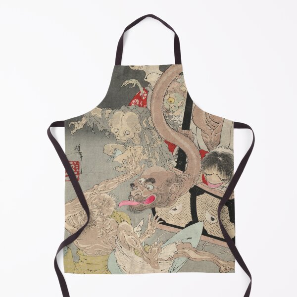 Item preview, Vintage Japanese Demons Ukiyo-e Print designed and sold by Vintage Wall Art.