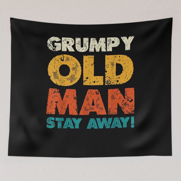Item preview, I'm A Grump Old Man Stay Away Retro Style Grumpy Man  designed and sold by charalphe.