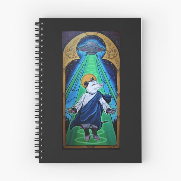 Item preview, St. Opossum. Patron Saint of the Strange and Unusual designed and sold by IrwinArtworks.