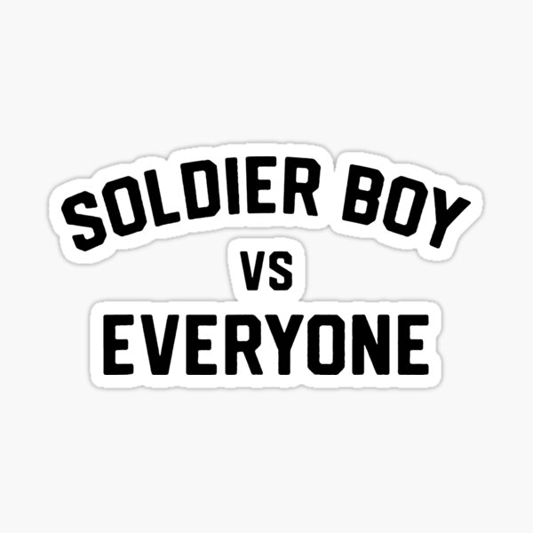 "Soldier Boy Vs Everyone" Sticker for Sale by CITYSHIRT Redbubble