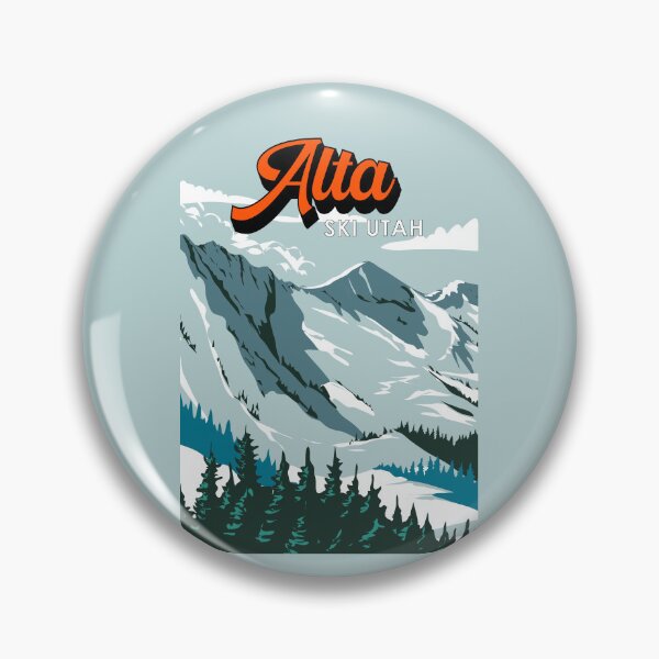 Item preview, Alta Ski Area Winter Utah Vintage designed and sold by KrisSidDesigns.