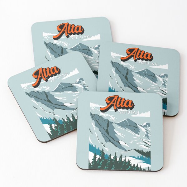 Item preview, Alta Ski Area Winter Utah Vintage designed and sold by KrisSidDesigns.