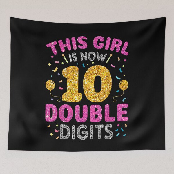 Item preview, It's My 10th Birthday This Girl Is Now 10 Year Old Gift Girl  designed and sold by charalphe.