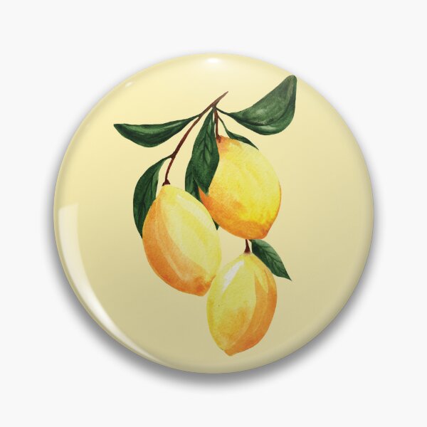 Item preview, Watercolor hand drawn citrus lemon botanical illustration designed and sold by pinkyfish1010.