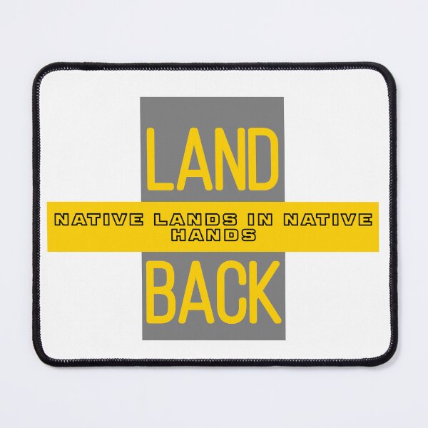 Item preview, Land Back Native Lands On Native Hands Native American Design designed and sold by RiyonArts.