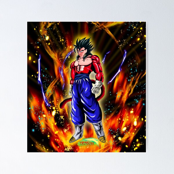 Goku 'Reflections' Original Art Poster - Dragon Ball Super DBZ Wall Art, NEW