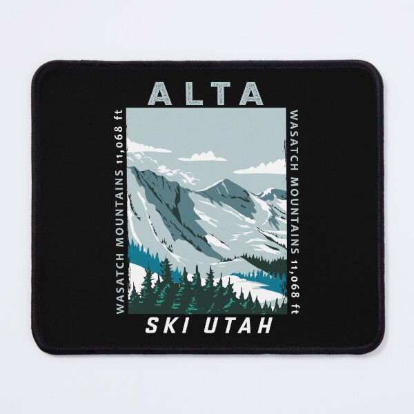 Item preview, Alta Ski Area Winter Utah Distressed designed and sold by KrisSidDesigns.