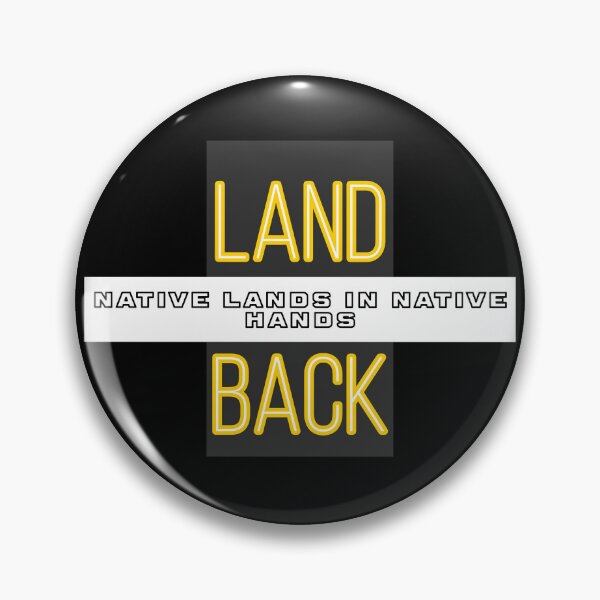 Item preview, Land Back Native Lands On Native Hands Native American Design designed and sold by RiyonArts.
