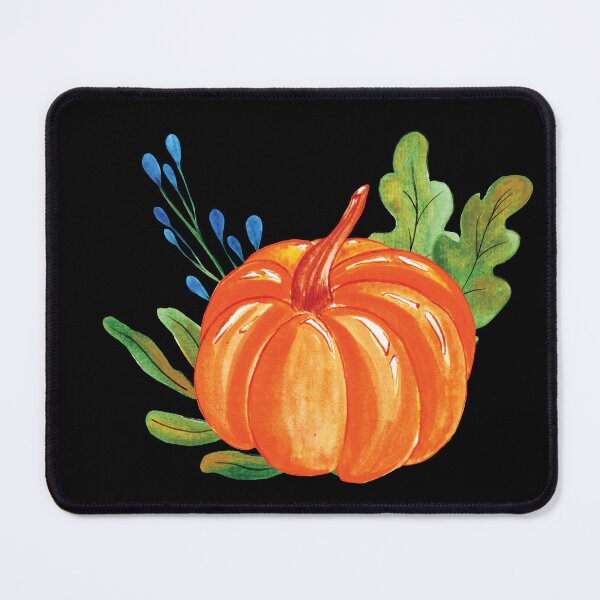 Item preview, Fall pumpkin watercolor illustration designed and sold by pinkyfish1010.