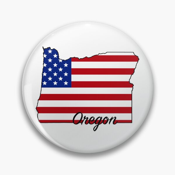 Item preview, Oregon -- US State (flag-map) designed and sold by ArchitectGrubb.