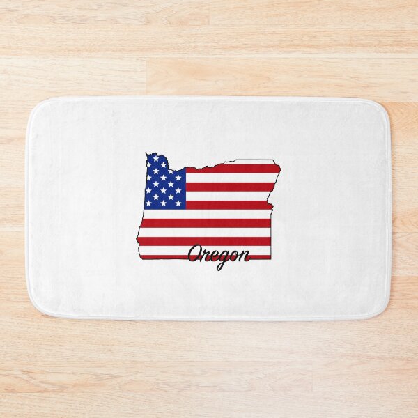 Item preview, Oregon -- US State (flag-map) designed and sold by ArchitectGrubb.