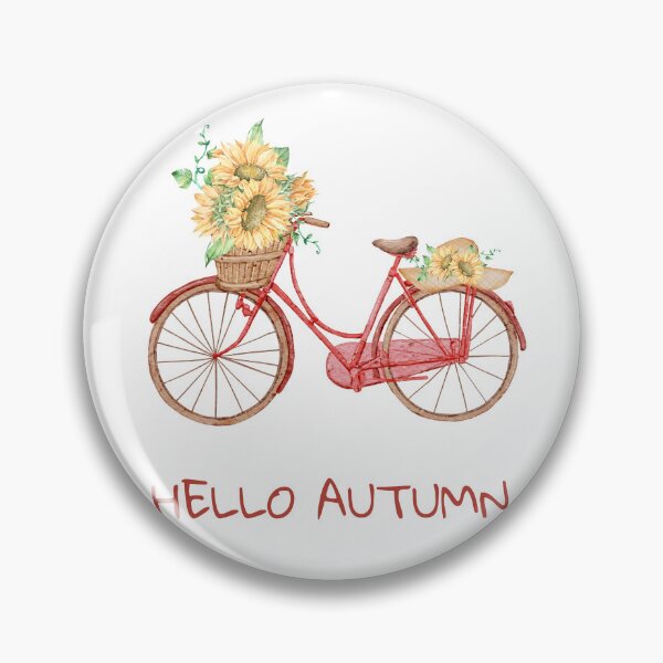 Item preview, Bicycle Sunflower Hello Autumn designed and sold by WORLD-SOFIA.