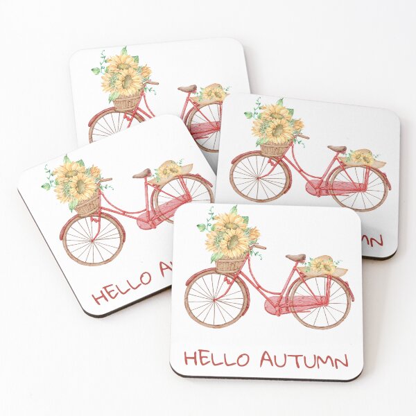 Item preview, Bicycle Sunflower Hello Autumn designed and sold by WORLD-SOFIA.