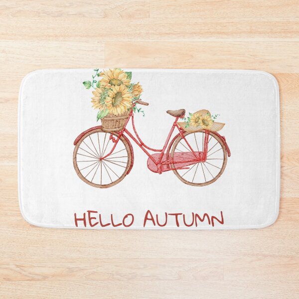Item preview, Bicycle Sunflower Hello Autumn designed and sold by WORLD-SOFIA.