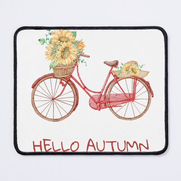Item preview, Bicycle Sunflower Hello Autumn designed and sold by WORLD-SOFIA.