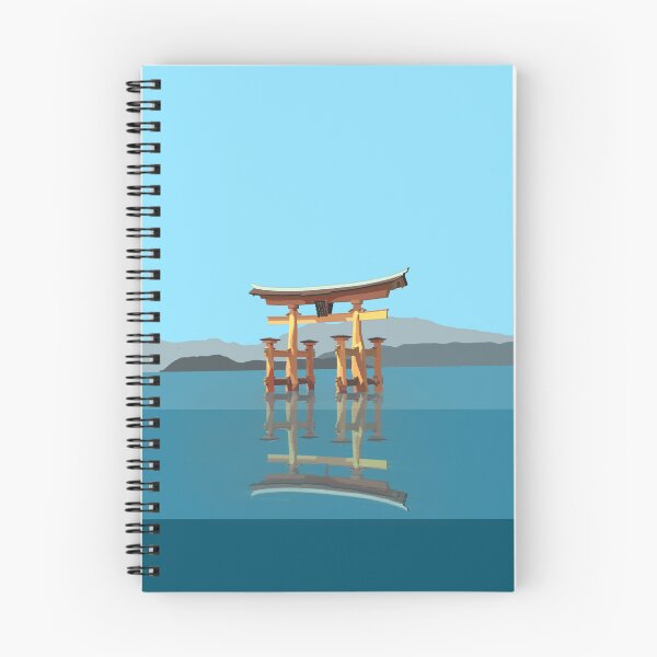 Item preview, Miyajima island torii gate travel poster designed and sold by knileuh.