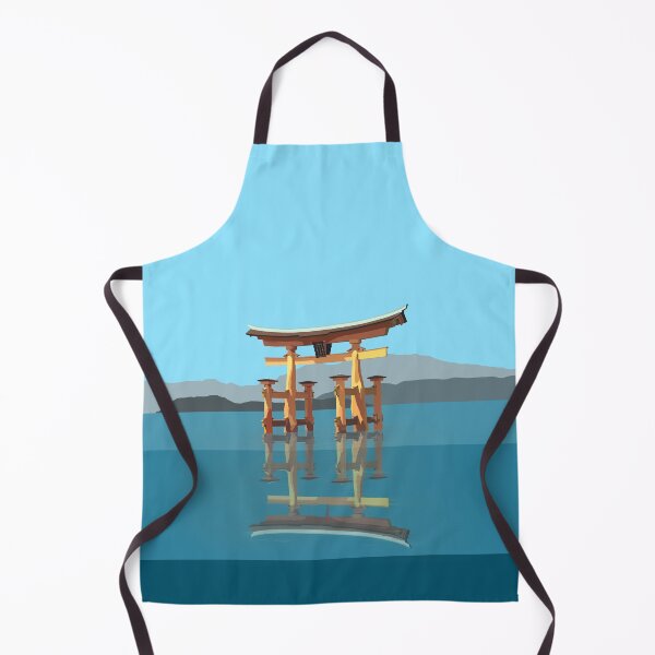 Item preview, Miyajima island torii gate travel poster designed and sold by knileuh.