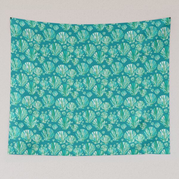 Item preview, Teal, Aqua and Turquoise Sea Shells designed and sold by Marymarice.