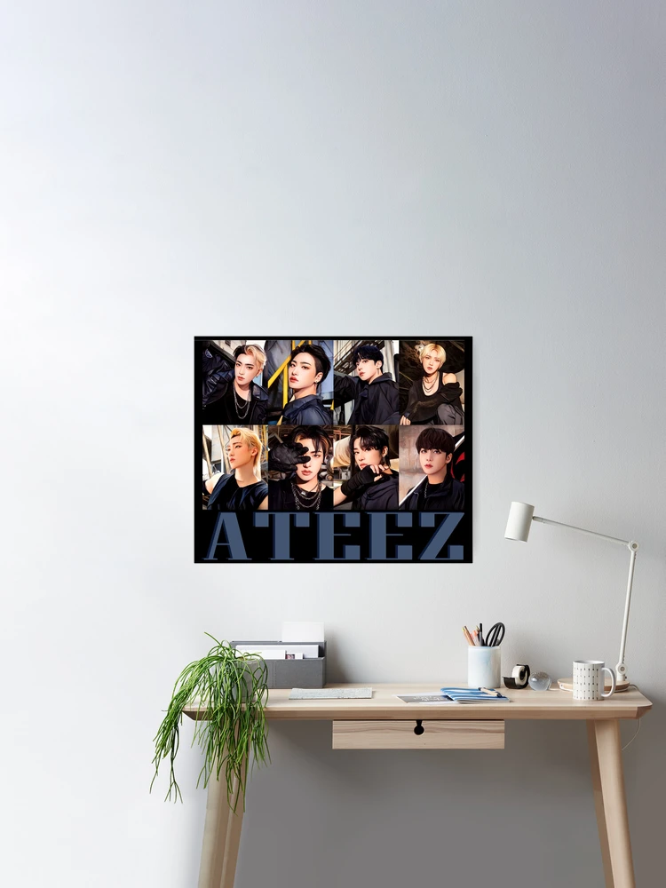 Kpop Ateez Poster Sticker Aesthetic Decor Poster Home Room Painting Wall  Stickers Hongjoong Seonghwa Yunho Fans Collection - Costume Props -  AliExpress