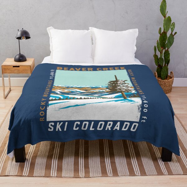 Item preview, Beaver Creek Ski Area Winter Colorado Distressed designed and sold by KrisSidDesigns.