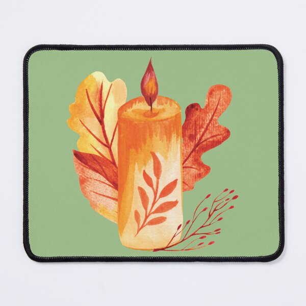 Item preview, By the candle light / fall hygge lifestyle watercolor drawing designed and sold by pinkyfish1010.
