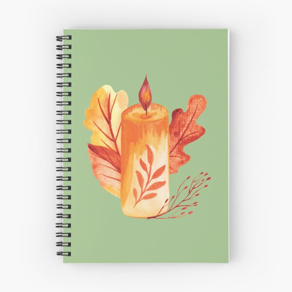 Item preview, By the candle light / fall hygge lifestyle watercolor drawing designed and sold by pinkyfish1010.