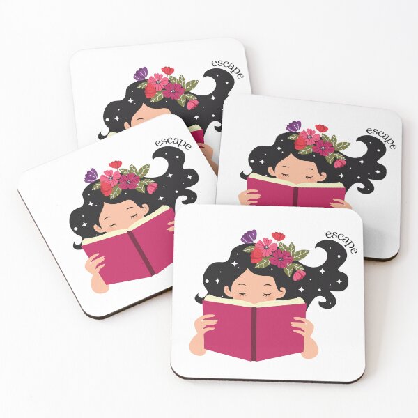 Item preview, Read to Escape - Cute Book Design designed and sold by CreativNode.