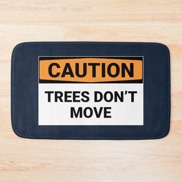 Item preview, Caution Trees Don't Move Skiing designed and sold by Sour Soul.