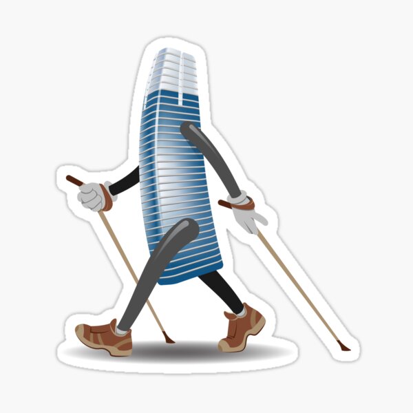 Salesforce Tower Hiking Sticker
