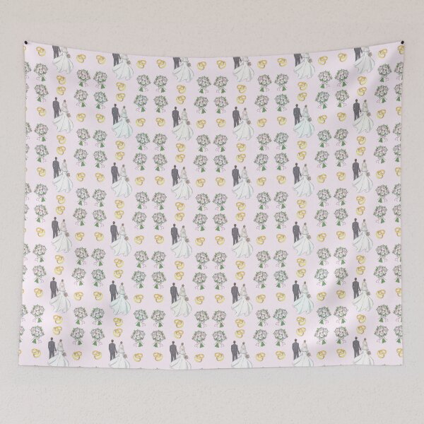 Item preview, Wedding Ceremony Seamless Pattern Design designed and sold by Narkusdesign.