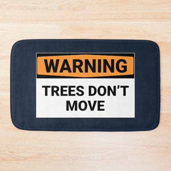 Item preview, Warning Trees Don't Move Skiing designed and sold by Sour Soul.