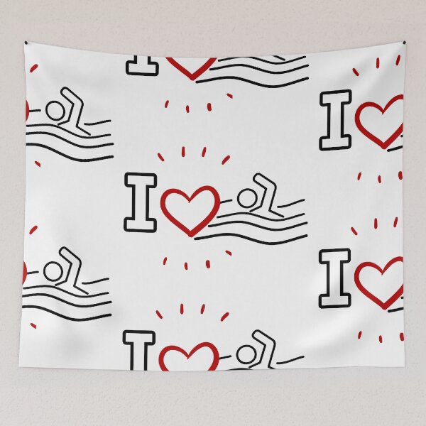 Item preview, I love swimming  designed and sold by Lowrain Nabih.
