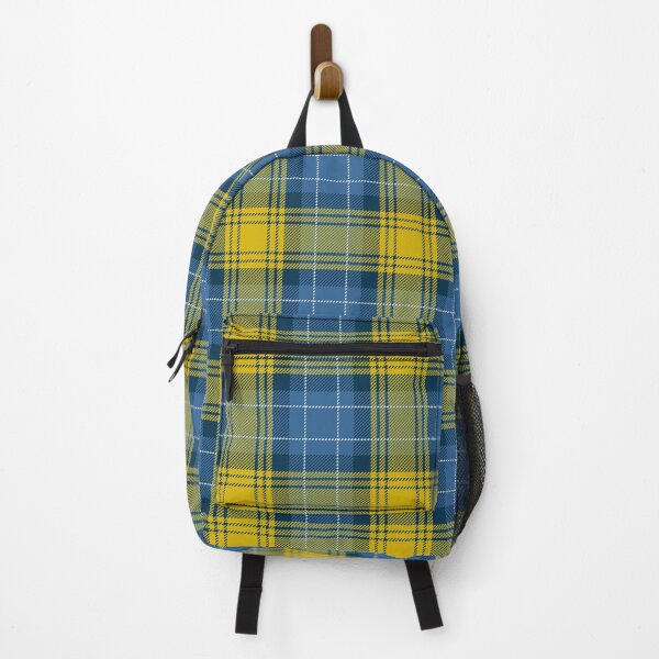 Item preview, Gold and Blue Checkered Tartan Plaid designed and sold by PatternMama.