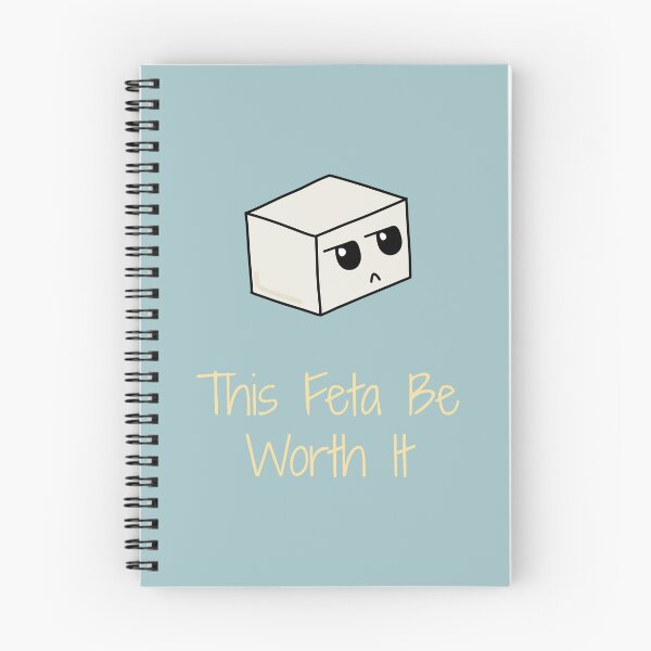 Item preview, This Feta Be Worth It Humourous Cheese Pun designed and sold by CheesyPetDesign.