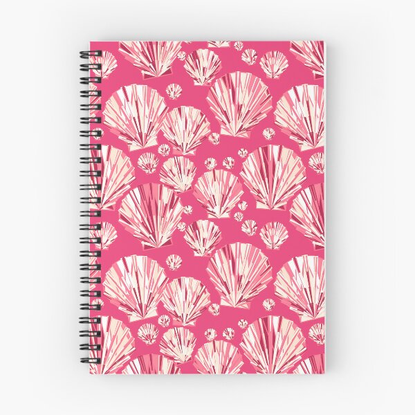 Item preview, Deep Coral and Pastel Pink Sea Shells designed and sold by Marymarice.