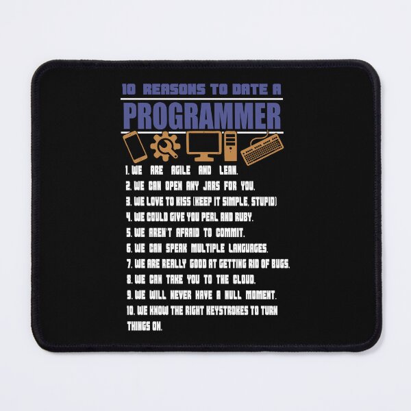 Item preview, 10 Reasons To Date A Programmer designed and sold by Aldarros-Lauf.