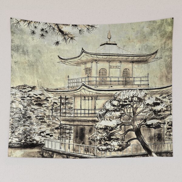 Item preview, Golden pavilion Kyoto, vintage designed and sold by nikstol.