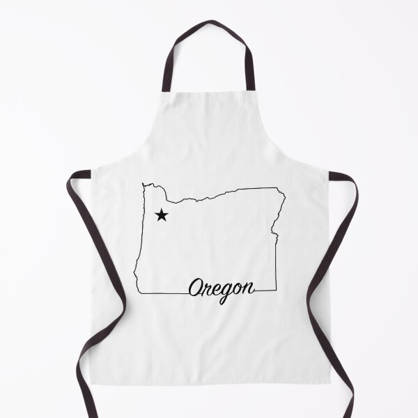 Item preview, Oregon -- US State (simple outline with capital star) designed and sold by ArchitectGrubb.