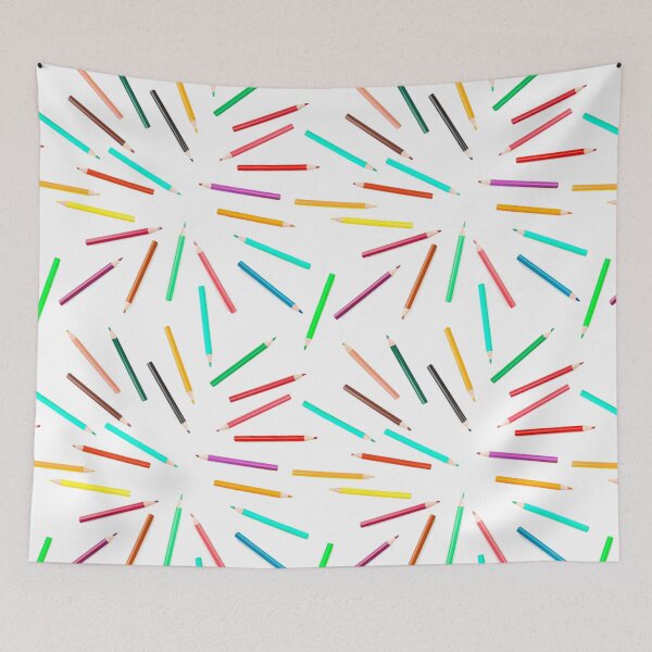 Item preview, Coloured School Pencils Back To School Seamless Pattern Design designed and sold by Narkusdesign.
