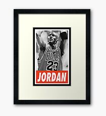 -BASKETBALL- Michael Jordan Framed Print