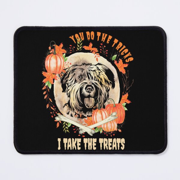 Item preview, Bouvier des Flandres Dog Owner Halloween Pumpkin Humor Funny designed and sold by Cuddlythopia.