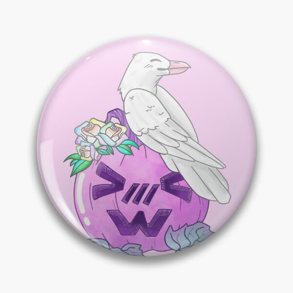 Item preview, Cute Crow on a Kawaii’o’lantern designed and sold by ConvenientCat.