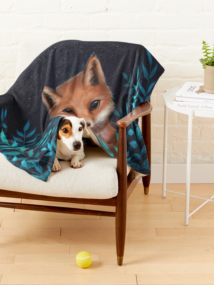 Alternate view of Fox Pet Blanket